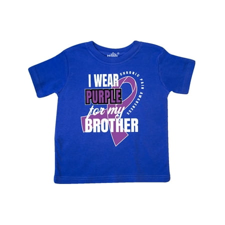 Inktastic Chronic Pain I Wear Purple For My Brother Gift Toddler Boy or Toddler Girl T-Shirt
Inktastic Chronic Pain I Wear Purple For My Brother Gift Toddler Boy or Toddler Girl T-Shirt