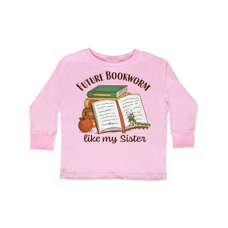 Inktastic Future Bookworm Like My Sister Gift Toddler Boy or Toddler Girl Long Sleeve T-Shirt
Inktastic Future Bookworm Like My Sister Gift Toddler Boy or Toddler Girl Long Sleeve T-Shirt