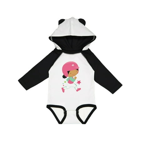 Inktastic Softball Player Little Girl Gift Baby Girl Long Sleeve Bodysuit