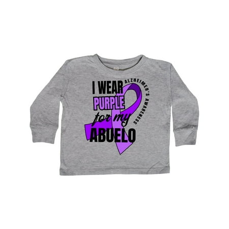 Inktastic Alzheimer s Awareness I Wear Purple For My Abuelo Gift Toddler Boy or Toddler Girl Long Sleeve T-Shirt
Inktastic Alzheimer s Awareness I Wear Purple For My Abuelo Gift Toddler Boy or Toddler Girl Long Sleeve T-Shirt