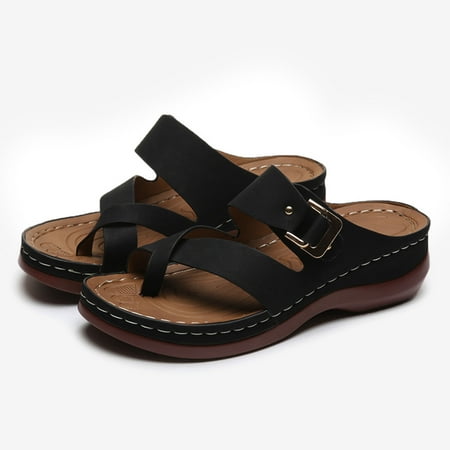 FZM Women shoes Women s Summer Large Mize Metal Buckle Stitching Wedge Sandals And Slippers
FZM Women shoes Women s Summer Large Mize Metal Buckle Stitching Wedge Sandals And Slippers