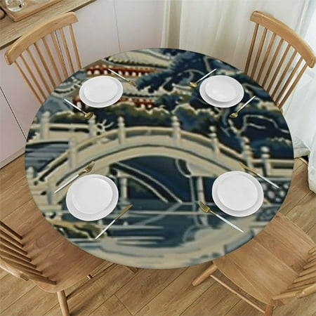HAOXIT Round Tablecloths Table Cloth Stain Resistant Resuable Table Cover Camping Picnic 38-42
HAOXIT Round Tablecloths Table Cloth Stain Resistant Resuable Table Cover Camping Picnic 38-42