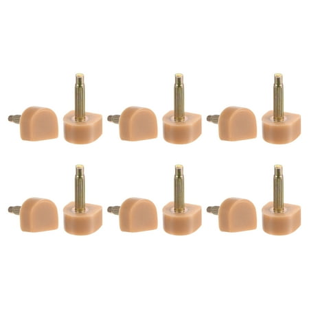 6 Pairs TPU High Heel Tips Shoes Replacement Tap Caps 3mm Pin 10x10mm U-Shape Heel Repair Caps Beige
6 Pairs TPU High Heel Tips Shoes Replacement Tap Caps 3mm Pin 10x10mm U-Shape Heel Repair Caps Beige