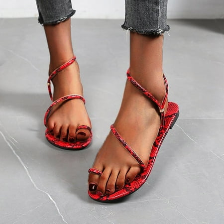 Daqian Sandals for Women Clearance Women s Fashion Flat-Bottom Large Size Beach Shoes Flip Finger Sandals Slide Sandals for Women Red 9.5-10(42)
Daqian Sandals for Women Clearance Women s Fashion Flat-Bottom Large Size Beach Shoes Flip Finger Sandals Slide Sandals for Women Red 9.5-10(42)