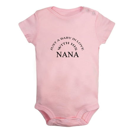 Just A Baby In Love With His Nana Funny Rompers For Babies Newborn Baby Unisex Bodysuits Infant Jumpsuits Toddler 0-24 Months Kids One-Piece Oufits
Just A Baby In Love With His Nana Funny Rompers For Babies Newborn Baby Unisex Bodysuits Infant Jumpsuits Toddler 0-24 Months Kids One-Piece Oufits