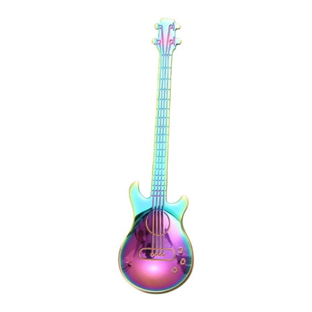 1 Pc Guitar Coffee Spoon Stainless Steel Coffee Mixing Spoon Cold Drink Tea Tools Kitchen Accessories (Colorful)
1 Pc Guitar Coffee Spoon Stainless Steel Coffee Mixing Spoon Cold Drink Tea Tools Kitchen Accessories (Colorful)