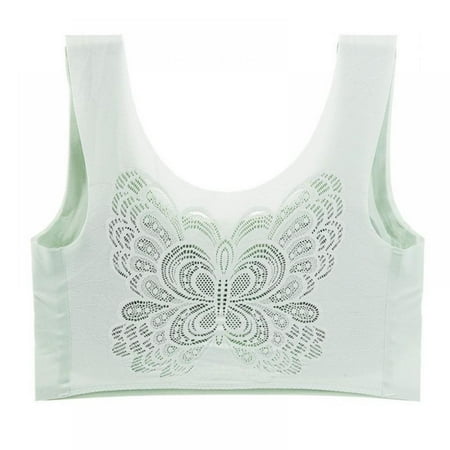 Women s Thin 3D Daily Bra Breathable Hollow U-Shaped Breast Push Up Sports Bra Plus Size