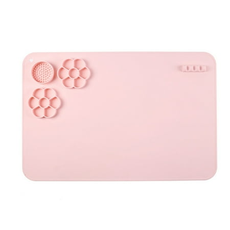 Silicone Craft Mat 24X16Inch Silicone Painting Mat with Cleaning Cup & Paint Holder Non-Stick Silicone Artist Mat Pink
Silicone Craft Mat 24X16Inch Silicone Painting Mat with Cleaning Cup & Paint Holder Non-Stick Silicone Artist Mat Pink