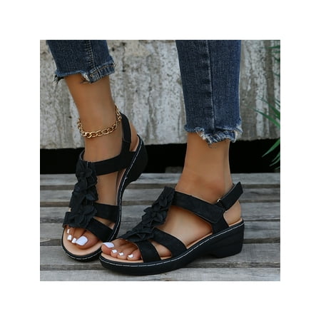 Audeban Women s Casual Open Toe Wedge Roman Style Sandal Anti Slip Comfy Hollow Out Shoes Size 4.5-9
Audeban Women s Casual Open Toe Wedge Roman Style Sandal Anti Slip Comfy Hollow Out Shoes Size 4.5-9