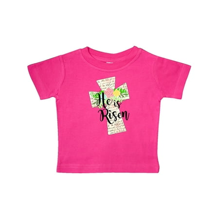 Inktastic He is Risen Cross with Script and Flowers Gift Baby Boy or Baby Girl T-Shirt
Inktastic He is Risen Cross with Script and Flowers Gift Baby Boy or Baby Girl T-Shirt