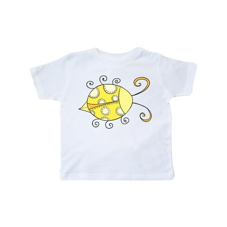 Inktastic Yellow Ladybug Gift Toddler Boy or Toddler Girl T-Shirt