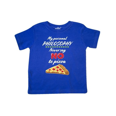 Inktastic My Personal Philosophy Never Say No to Pizza Gift Toddler Boy or Toddler Girl T-Shirt
Inktastic My Personal Philosophy Never Say No to Pizza Gift Toddler Boy or Toddler Girl T-Shirt