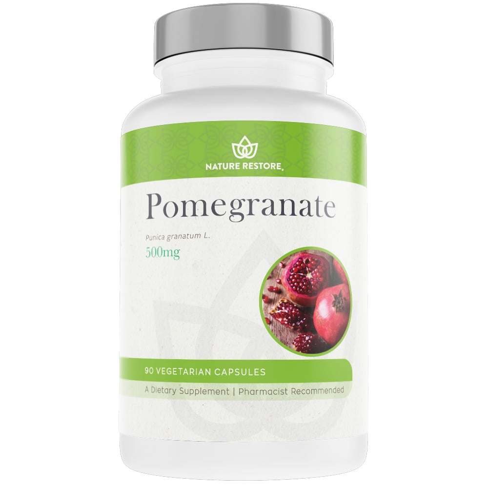 Nature Restore Pomegranate Extract Supplement 40 Percent Ellagic Acid