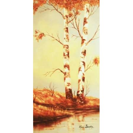 Beeches II Canvas Art - Kari Brooks (24 x 48)