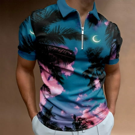TKing Fashion Mens Shirts Work Clothes Creative Stripe 3D Printing Men s Short-sleeved Zip Shirt Shirts For Men(Blue XL)
TKing Fashion Mens Shirts Work Clothes Creative Stripe 3D Printing Men s Short-sleeved Zip Shirt Shirts For Men(Blue XL)