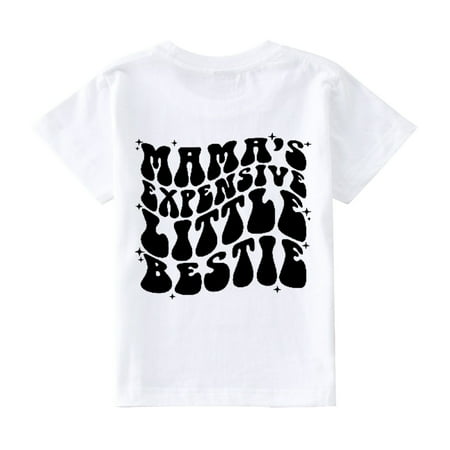 Toddler Kids Baby Girls Mama s Expensive Little Besties Short Sleeve Letter Print Shirt Mama s Mini Funny T Shirt Trendy Fashion Shirt Tee Tops 18 Month Winter Girl Clothes Shirt Kids Long Sleeve
Toddler Kids Baby Girls Mama s Expensive Little Besties Short Sleeve Letter Print Shirt Mama s Mini Funny T Shirt Trendy Fashion Shirt Tee Tops 18 Month Winter Girl Clothes Shirt Kids Long Sleeve