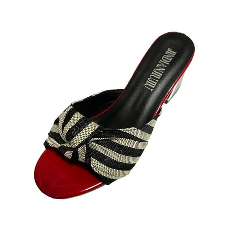 Fpqtro 2023 Summer Women s Sandals Fashion High-heeled Sandals Striped Linen Bow Slippers
Fpqtro 2023 Summer Women s Sandals Fashion High-heeled Sandals Striped Linen Bow Slippers