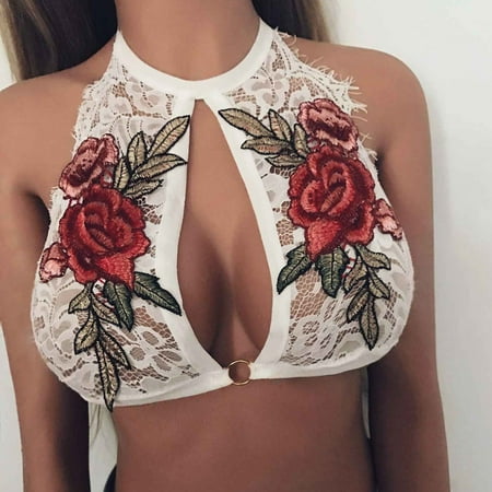 Hesxuno Bralettes for Women Lace Women Sexy Lace Embroidered Appliques Floral Bralette Full Cup Bustier Top Bra
Hesxuno Bralettes for Women Lace Women Sexy Lace Embroidered Appliques Floral Bralette Full Cup Bustier Top Bra