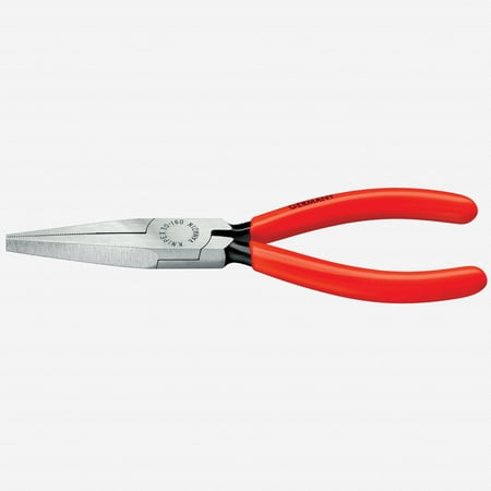 Knipex 30-11-160 6.3 Long Nose Pliers (flat jaws) - Plastic Grip