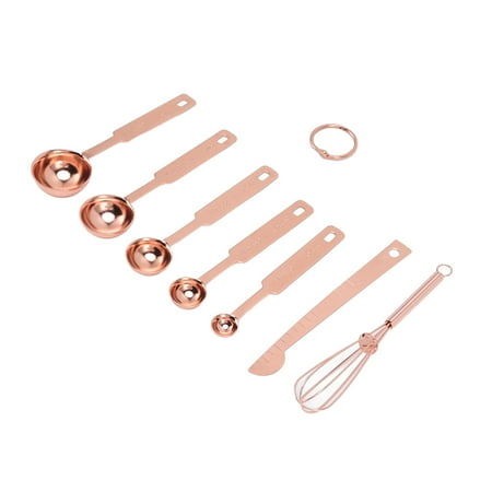 Measuring Spoons Sturdy Durable Baking Measuring Spoons 7 In 1 For Coffee Rose Gold
Measuring Spoons Sturdy Durable Baking Measuring Spoons 7 In 1 For Coffee Rose Gold