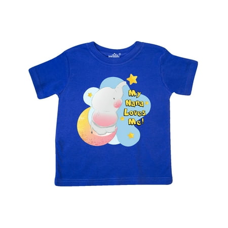 Inktastic My Nana Loves Me Gift Toddler Boy or Toddler Girl T-Shirt