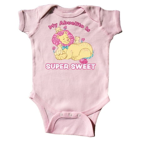 Inktastic My Abuelito Is Super Sweet Cotton Candy Lions with Pink Mane Gift Baby Boy or Baby Girl Bodysuit
Inktastic My Abuelito Is Super Sweet Cotton Candy Lions with Pink Mane Gift Baby Boy or Baby Girl Bodysuit