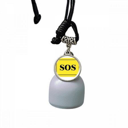 Eye Catching Clear Sign Art Deco Fashion Wind Chimes Bell Car Pendant