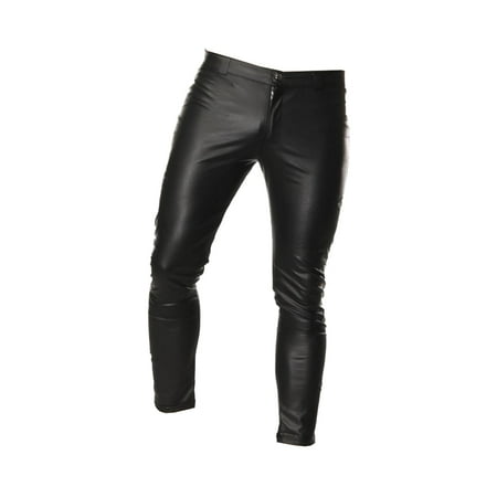 NUOLUX Men s Fashion Leather Look Long Pants Zipper Pouch Trousers Night Club Costume Size XXL (Black)
NUOLUX Men s Fashion Leather Look Long Pants Zipper Pouch Trousers Night Club Costume Size XXL (Black)