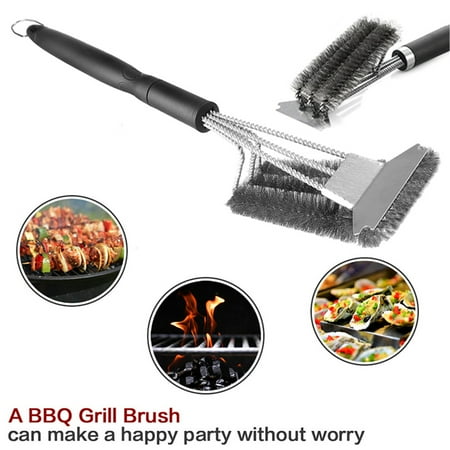 MLSun Grill Brush with Scraper Bristle Free BBQ Cleaning Brush 18 Stainless Grill Grate Cleaner Grill Accessories -1PC
MLSun Grill Brush with Scraper Bristle Free BBQ Cleaning Brush 18 Stainless Grill Grate Cleaner Grill Accessories -1PC