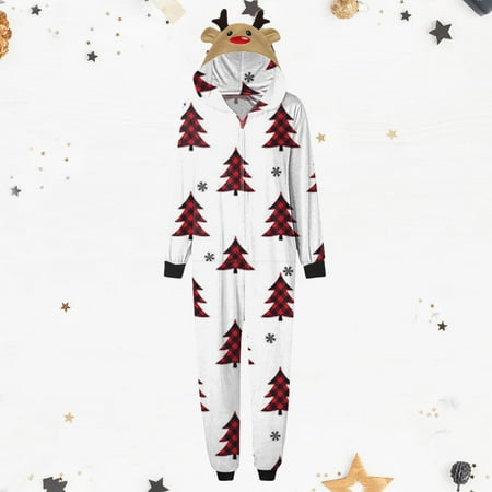 Family Christmas Pajamas Christmas Trees Print Hooded Jumpsuit Holiday Outfit Family Pajamas With Pajamas
Family Christmas Pajamas Christmas Trees Print Hooded Jumpsuit Holiday Outfit Family Pajamas With Pajamas