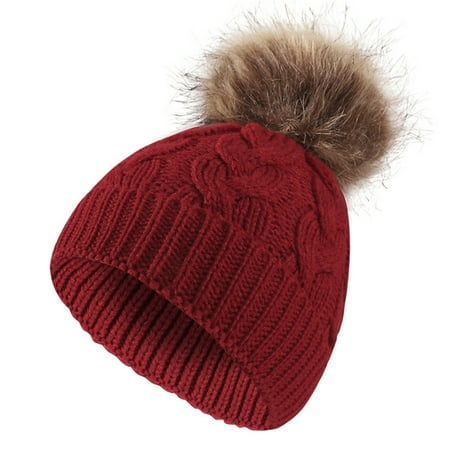 YWDJ NEW Girls Boys Kids Winter Beanie Gradient Knit Hat Warm Knit Thick Ski Cap With Fluff Ball For 1-6Years Old Wine
YWDJ NEW Girls Boys Kids Winter Beanie Gradient Knit Hat Warm Knit Thick Ski Cap With Fluff Ball For 1-6Years Old Wine