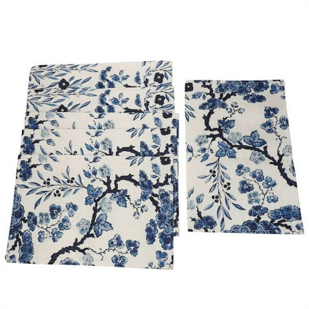 6 Pcs Blue White Flowers Placemat Coasters Cup Dish Glass Table Mat Insulation Pad Kitchen Accessories Decoration
6 Pcs Blue White Flowers Placemat Coasters Cup Dish Glass Table Mat Insulation Pad Kitchen Accessories Decoration