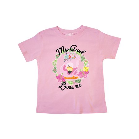 Inktastic Baby Flamingo My Aunt Loves Me with Flower Wreath Gift Toddler Boy or Toddler Girl T-Shirt
Inktastic Baby Flamingo My Aunt Loves Me with Flower Wreath Gift Toddler Boy or Toddler Girl T-Shirt