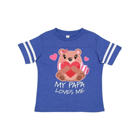 Inktastic My Papa Loves me- bear and hearts Gift Toddler Boy or Toddler Girl T-Shirt
Inktastic My Papa Loves me- bear and hearts Gift Toddler Boy or Toddler Girl T-Shirt