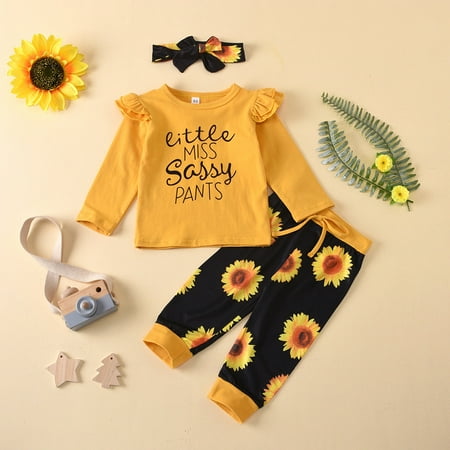 DAETIROS Skin Friendly Children 3PC Sunflower Fashion Comfy Elastic Casual Girls Trousers Yellow
DAETIROS Skin Friendly Children 3PC Sunflower Fashion Comfy Elastic Casual Girls Trousers Yellow