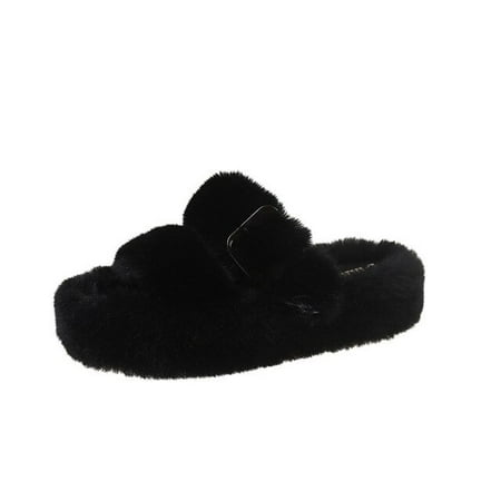 CoCopeanut Plush Family Slippers for Women Winter Faux Fur Fluffy Indoor Carpet Female Slipper Platform Flat Home Ladies Fuzzy Warm ShoesS
CoCopeanut Plush Family Slippers for Women Winter Faux Fur Fluffy Indoor Carpet Female Slipper Platform Flat Home Ladies Fuzzy Warm ShoesS