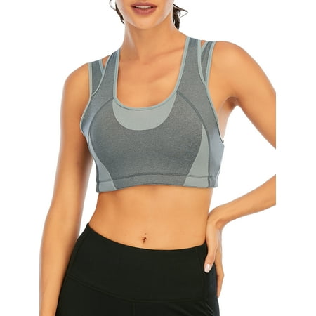 KingShop Yoga Bras for Women High Impact Sport Bras Workout Yoga Bras Bounce Control Wirefree Mesh Running Bras
KingShop Yoga Bras for Women High Impact Sport Bras Workout Yoga Bras Bounce Control Wirefree Mesh Running Bras