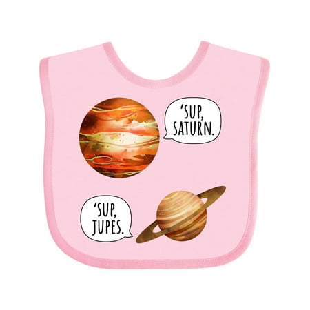 Inktastic Jupiter and Saturn Space Humor Sup Saturn Sup Jupes Gift Baby Boy or Baby Girl Bib
Inktastic Jupiter and Saturn Space Humor Sup Saturn Sup Jupes Gift Baby Boy or Baby Girl Bib