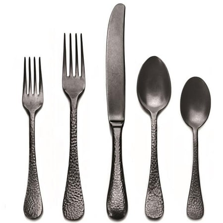 Epoque Oro Nero Pewter Cutlery Set - 20 Piece