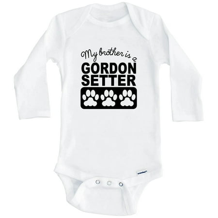 My Brother Is A Gordon Setter One Piece Baby Bodysuit One Piece Baby Bodysuit (Long Sleeve) 3-6 Months White
My Brother Is A Gordon Setter One Piece Baby Bodysuit One Piece Baby Bodysuit (Long Sleeve) 3-6 Months White