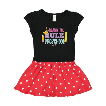 Inktastic Ready to Rule Preschool Back to School Gift Toddler Girl Dress