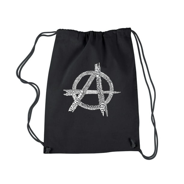 LA Pop Art Drawstring Backpack - GREAT ALL TIME PUNK SONGS