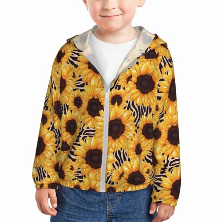 Ocsxa Artistic Zebra Print Sunflower Print Kids Active Zipper Sun Protection Jacket Boys Girls Hooded Cooling Shirt-2 Years
Ocsxa Artistic Zebra Print Sunflower Print Kids Active Zipper Sun Protection Jacket Boys Girls Hooded Cooling Shirt-2 Years
