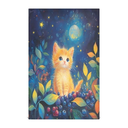 Kitchen Towel 28x18 Inches x4,Plate Towel Decorative Towel Napkin Tea Towel Tea Towels For Kitchen Dish Cloths & Dish Towels Orange Kitten 
Kitchen Towel 28x18 Inches x4,Plate Towel Decorative Towel Napkin Tea Towel Tea Towels For Kitchen Dish Cloths & Dish Towels Orange Kitten