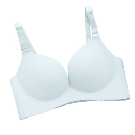 Fashion Gift! KUNPENG Women Wireless Push Up Bra Seamless Deep V Soft Padded Plus Size Blue S
Fashion Gift! KUNPENG Women Wireless Push Up Bra Seamless Deep V Soft Padded Plus Size Blue S