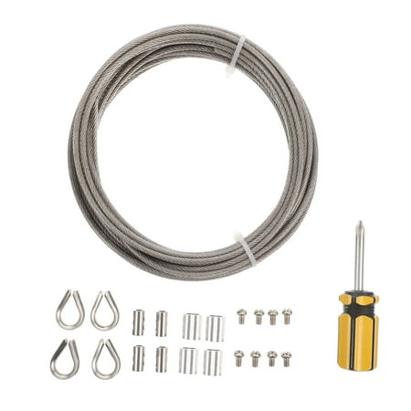 1 Set Stainless Steel Wire Cable Railing Kits Wire Rope Cable Crimping Sleeves Wire Rope Cable Clamp Set
1 Set Stainless Steel Wire Cable Railing Kits Wire Rope Cable Crimping Sleeves Wire Rope Cable Clamp Set