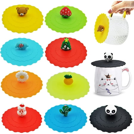 9 Pcs Silicone Glass Cup Covers Reusable Anti-Dust Cup Covers for Drinks Creative Round Diamond Mug Cover Cute Christmas Drink Glass Cup Lids for Tea Beer Wine Water Coffee 10cm
9 Pcs Silicone Glass Cup Covers Reusable Anti-Dust Cup Covers for Drinks Creative Round Diamond Mug Cover Cute Christmas Drink Glass Cup Lids for Tea Beer Wine Water Coffee 10cm