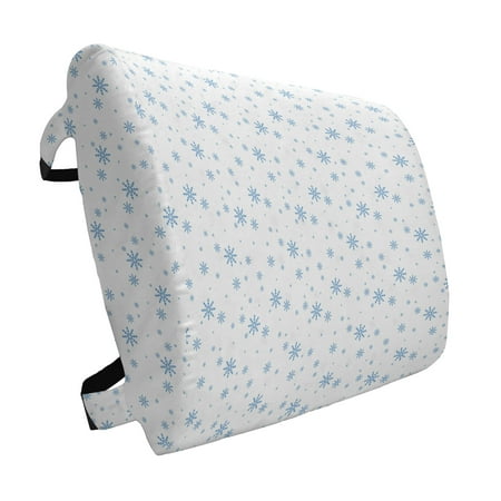 Winter Lumbar Pillow Cold December Design Simple Seasonal Snowy Weather Ice Frost Gentle Winter Soft Back Cushion for Office Chairs with Adjustable Straps 14 x 13 Blue White by Ambesonne
Winter Lumbar Pillow Cold December Design Simple Seasonal Snowy Weather Ice Frost Gentle Winter Soft Back Cushion for Office Chairs with Adjustable Straps 14 x 13 Blue White by Ambesonne