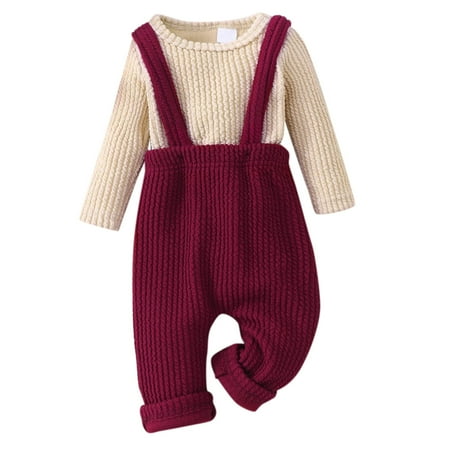 Boys Outfit Sets Boys Long Sleeve Solid Ribbed Romper Bodysuit Patchwork Overalls Suspender Pants Outfits Set 2Pcs
Boys Outfit Sets Boys Long Sleeve Solid Ribbed Romper Bodysuit Patchwork Overalls Suspender Pants Outfits Set 2Pcs