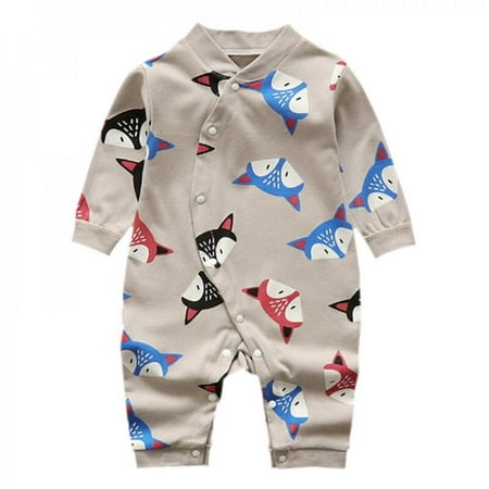 Baby Clothes for boys Autumn Baby Boy Girl Casual Cartoon Animal Print Romper Infant Long Sleeve Children Bodysuit Jumpsuit Outfits
Baby Clothes for boys Autumn Baby Boy Girl Casual Cartoon Animal Print Romper Infant Long Sleeve Children Bodysuit Jumpsuit Outfits